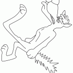 דף צביעה זאב 5 דף צביעה זאב 5