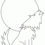 דף צביעה זאב 3 דף צביעה זאב 3
