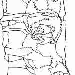 דף צביעה זאב 18 דף צביעה זאב 18