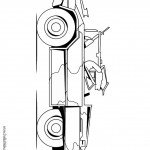 דף צביעה רכב צבאי 1