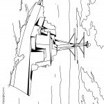 דף צביעה אניית קרב