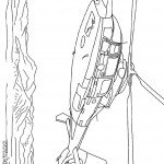 דף צביעה מסוק צבאי 1