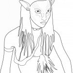 דף צביעה אווטאר 41