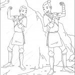 דף צביעה אווטאר 8