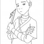 דף צביעה אווטאר 7