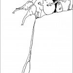 דף צביעה מנסים להציל את הפילון שנפל