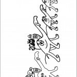 דף צביעה המשפחה בשיירת גמלים