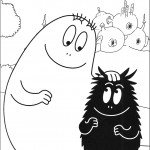 דף צביעה ברבאבא מלטף את ברבא-נוי