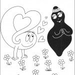 דף צביעה ברבאבא וברבאמא מאוהבים