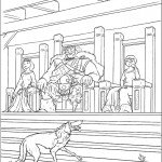 דף צביעה מרידה, המלך פרגוס והמלכה אלינור