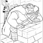 דף צביעה המלך פרגוס ולורד מקינטוש