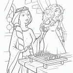 דף צביעה אלינור ומרידה