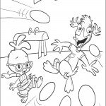 דף צביעה אבי וצ'יקן ליטל במכון כושר