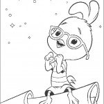 דף צביעה צ'יקן ליטל 1