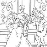 דף צביעה האחות מודדת את נעל הזכוכית