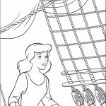 דף צביעה סינדרלה בספינה