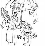 דף צביעה גשם של פלאפל 6