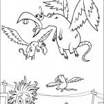 דף צביעה גשם של פלאפל 3