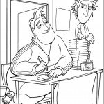 דף צביעה גשם של פלאפל 1