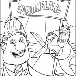 דף צביעה טקס פתיחת חנות הסרדינים