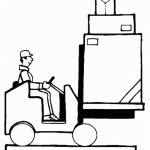 דף צביעה מלגזה