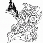 דף צביעה דחפור 3