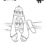 דף צביעה הקרודים 7