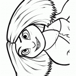 דף צביעה איפ הבת הבכורה