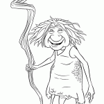 דף צביעה הקרודים - הסבתא גראן