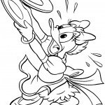 דף צביעה הצלחת עומדת ליפול מידה של דייזי