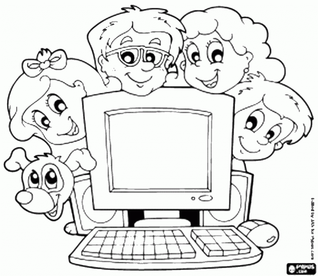 דף צביעה משפחה 5