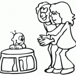 דף צביעה אימא, אבא ותינוק