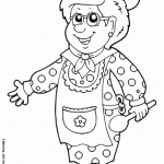 דף צביעה סבתא הבשלנית