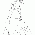 דף צביעה אופנה 9 דף צביעה אופנה 9