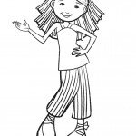 דף צביעה אופנה 1 דף צביעה אופנה 1