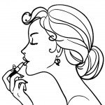 דף צביעה מריחת אודם דף צביעה מריחת אודם