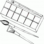 דף צביעה כלי איפור דף צביעה כלי איפור