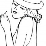 דף צביעה כובע בסגנון עתיק דף צביעה כובע בסגנון עתיק