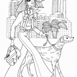 דף צביעה אופנה 11 דף צביעה אופנה 11