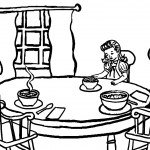 דף צביעה זהבה בבית הדובים