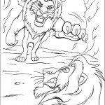 דף צביעה סימבה מתעמת עם סקאר דף צביעה סימבה מתעמת עם סקאר