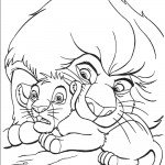 דף צביעה מלך האריות מגן על סימבה דף צביעה מלך האריות מגן על סימבה