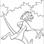 דף צביעה טימון במנוסה דף צביעה טימון במנוסה