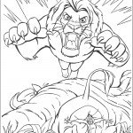 דף צביעה סקאר תוקף את טימון דף צביעה סקאר תוקף את טימון