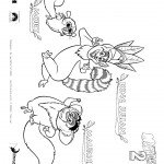 דף צביעה מדגסקר 6