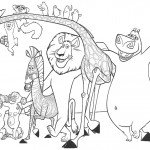 דף צביעה מדגסקר 4