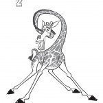 דף צביעה מלמן הג'ירף