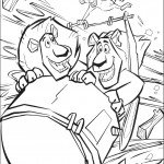 דף צביעה אלכס האריה וחבריו