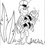 דף צביעה החרגול נושא את הדבורים הישנים