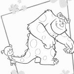 דף צביעה המפלצת סאליוון דף צביעה המפלצת סאליוון